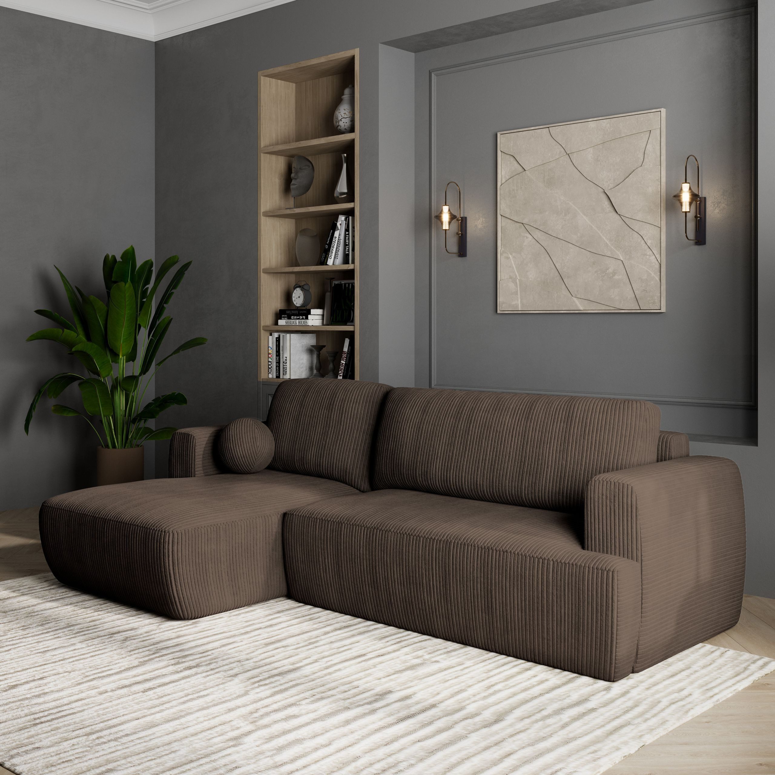 Masseno Ecksofa SENTI mit Schlaffunktion L-Form, günstig online kaufen