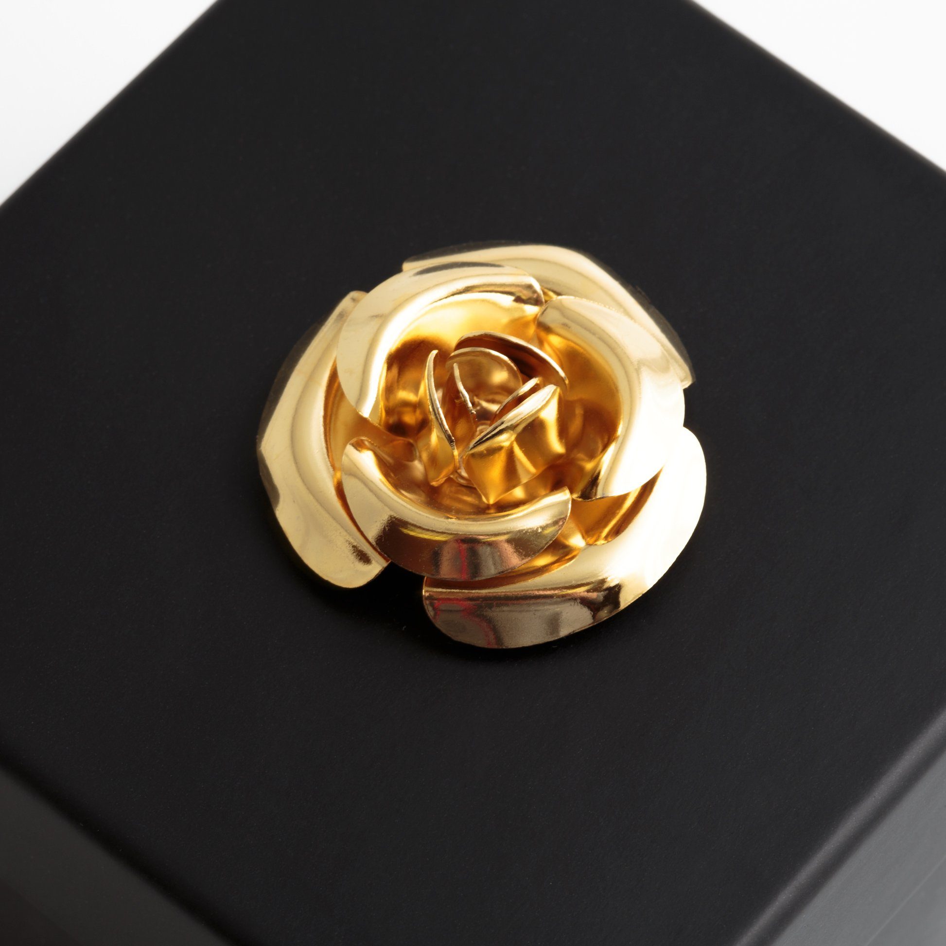 Kunstblume Blumendeckel Rose Rose, Jahre mit SCHULZ Echte Rose 1 Heidelberg, Infinity haltbar 3 Rose 3 Box Höhe 6.5 cm, in Jahre ROSEMARIE haltbar beige bis zu
