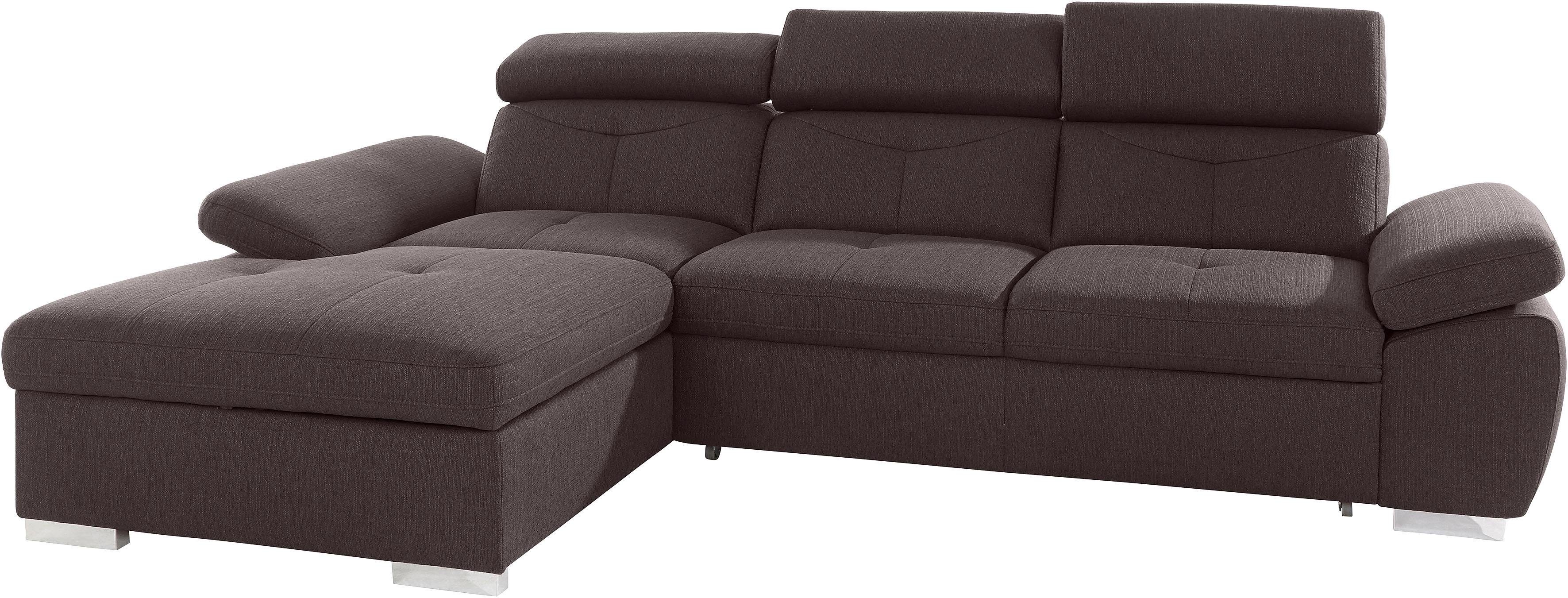 exxpo - sofa fashion Ecksofa "Spring, super bequem, mit Armteil- und Kopfte günstig online kaufen