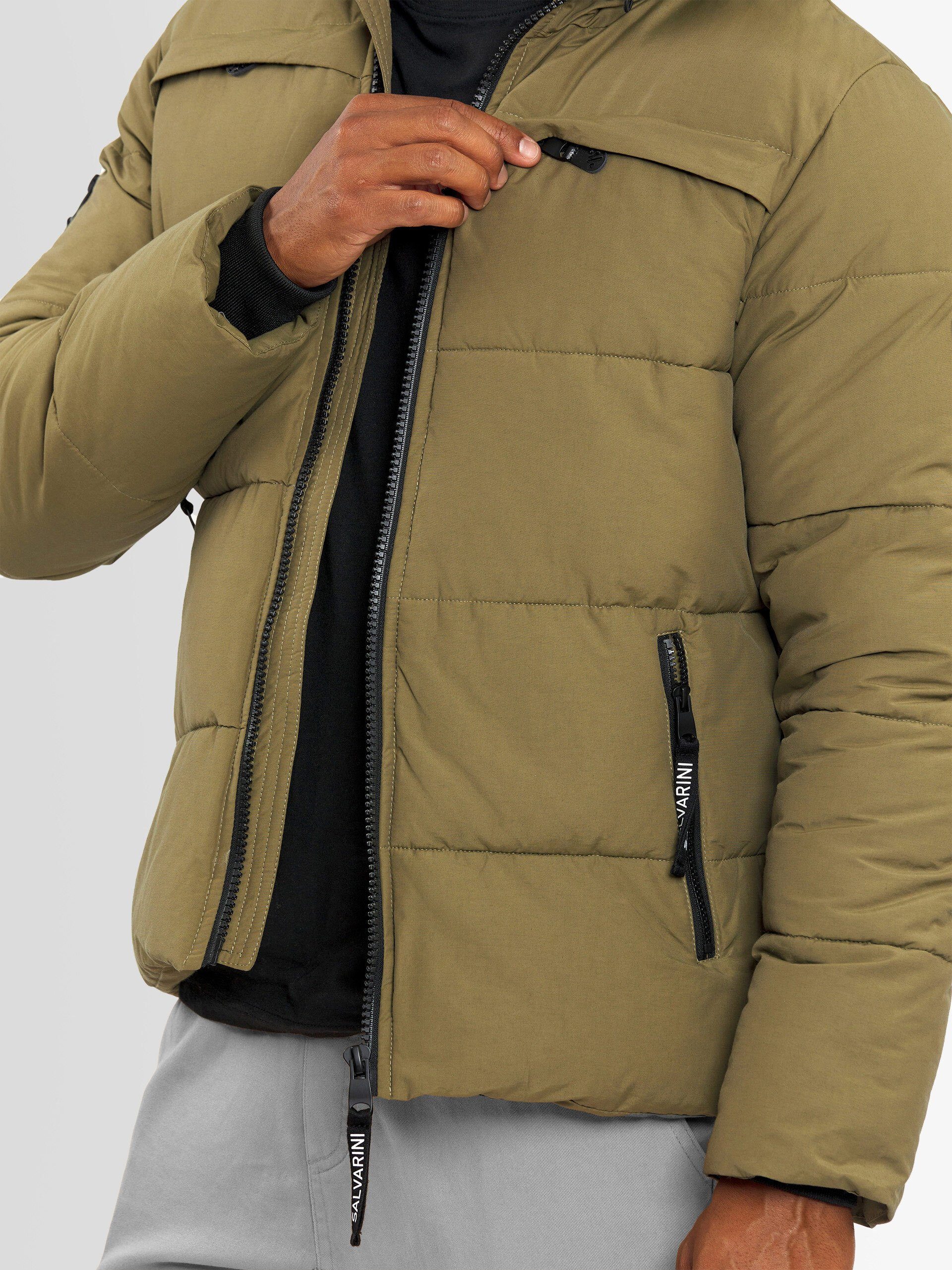 Alessandro Salvarini Winterjacke ASDiego mit extra hohem Kragen und vielen Taschen