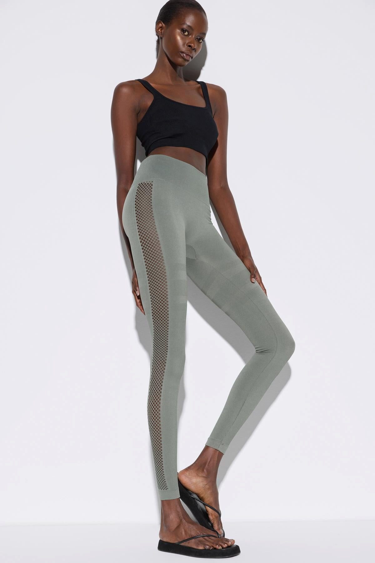 No Matter What Leggings Nahtlose High-Waist Leggings mit detaillierten Nähten