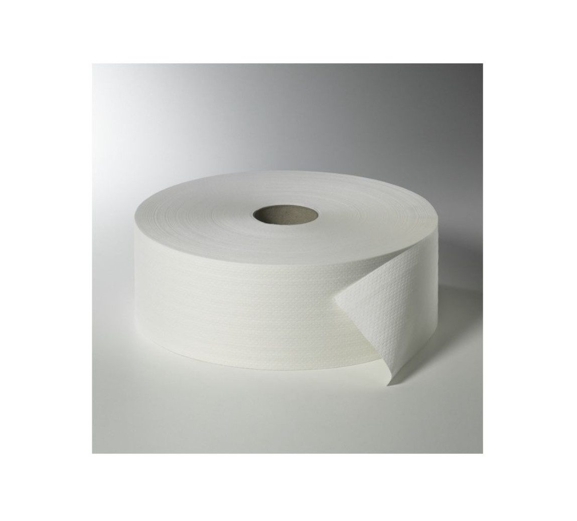 DocMed Toilettenpapier Fripa - maxi, 2-lagig 420 m, nicht perforiert (6 Rollen) (Hochweißes Design 6-St. Umweltfreundliches), Lange Reichweite, aus 100 % Zellstoff