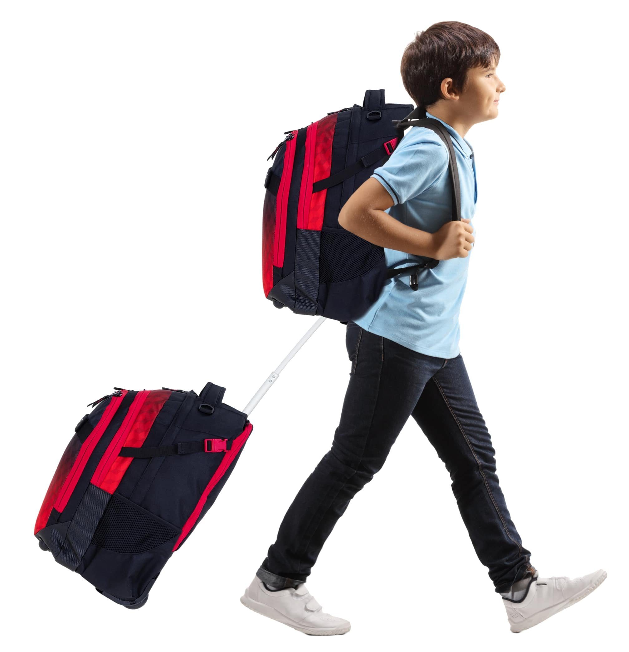ELEPHANT Schulrucksack Trolley Hero Signature Schultrolley, Rucksacktrolley Daypack Trolly