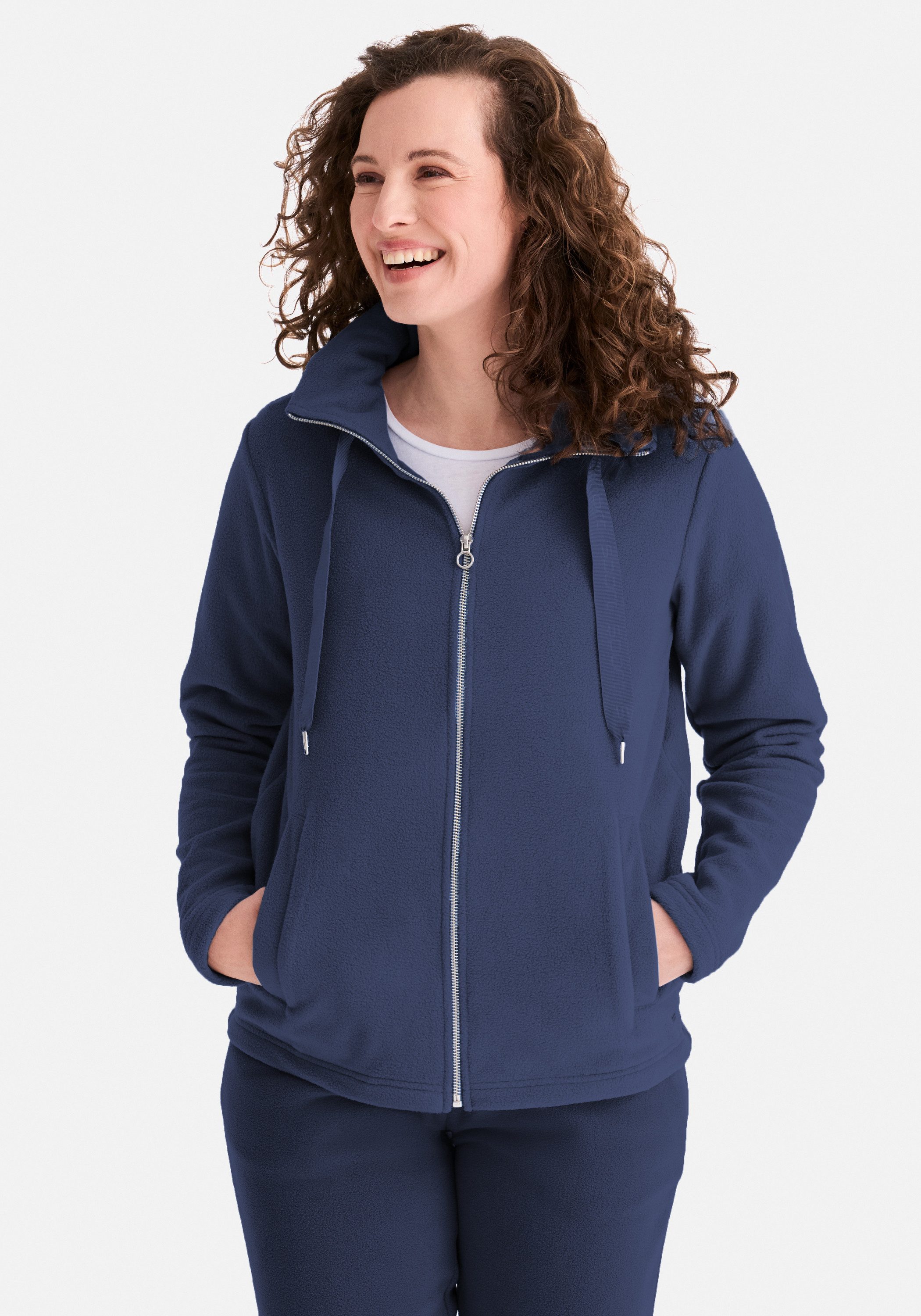STOOKER WOMEN Sweatjacke JANE mit Stehkragen Sweatjacke Sweatjacke Regular Fit Moderner Casual-Look für Damen