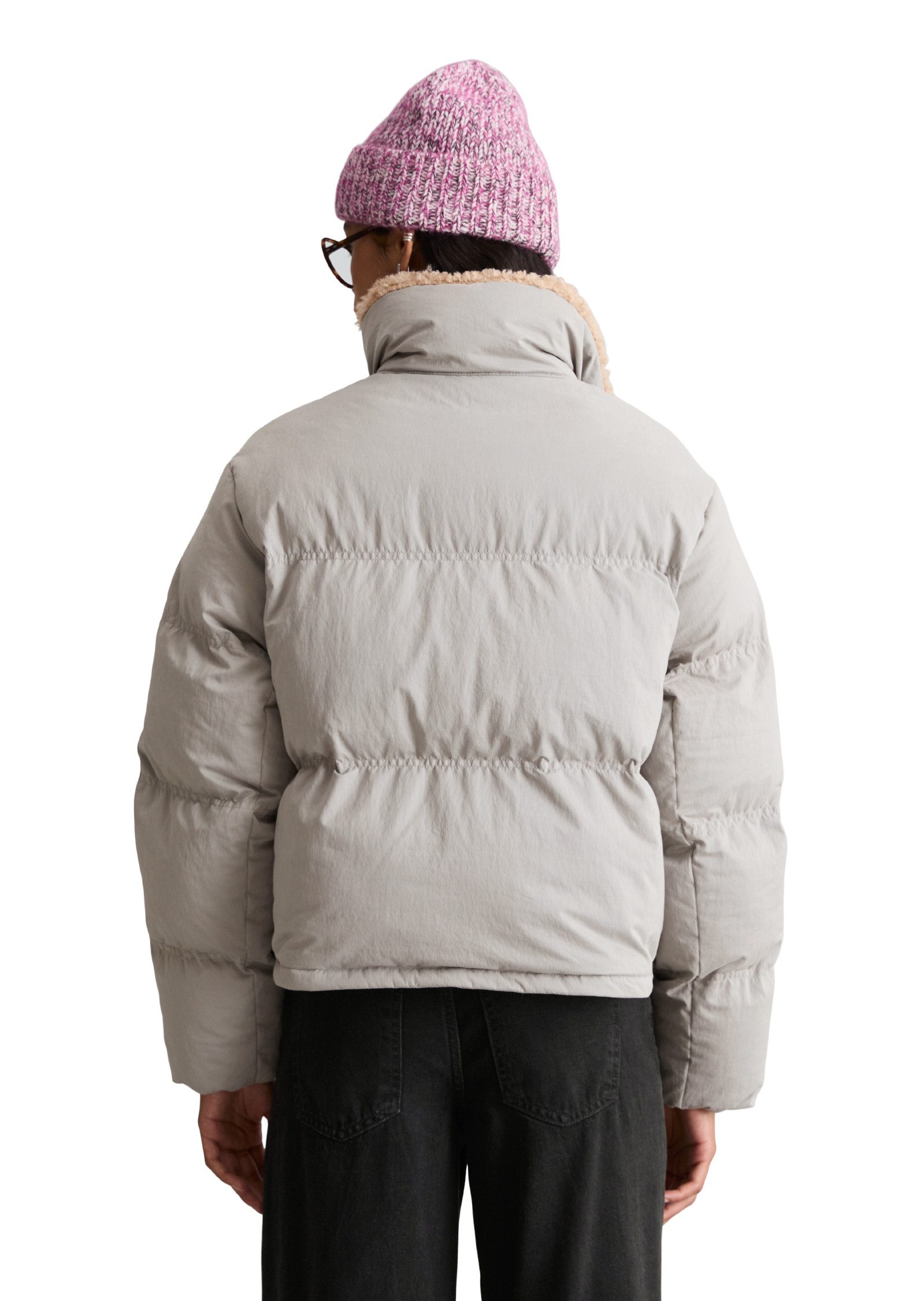 Marc O'Polo DENIM Outdoorjacke mit weichem Teddyplüschkragen