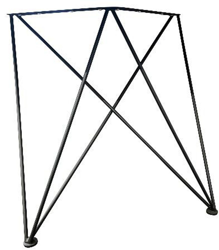 Natur24 Tischgestell Tischgestell Draht-Gestell Stahl für Tische bis 240 cm