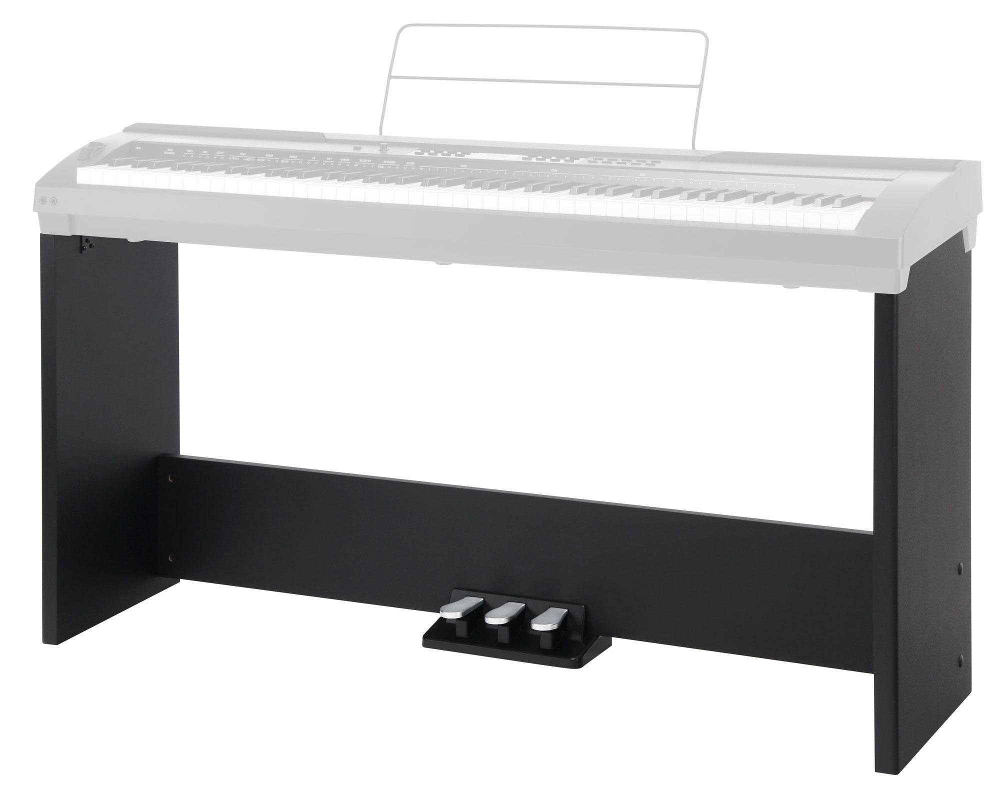 Classic Cantabile Keyboardständer - Unterbau für SP-150/250 Stagepiano, (inkl. 3er-Pedaleinheit), Stagepiano-Ständer - Stativ für Stage piano