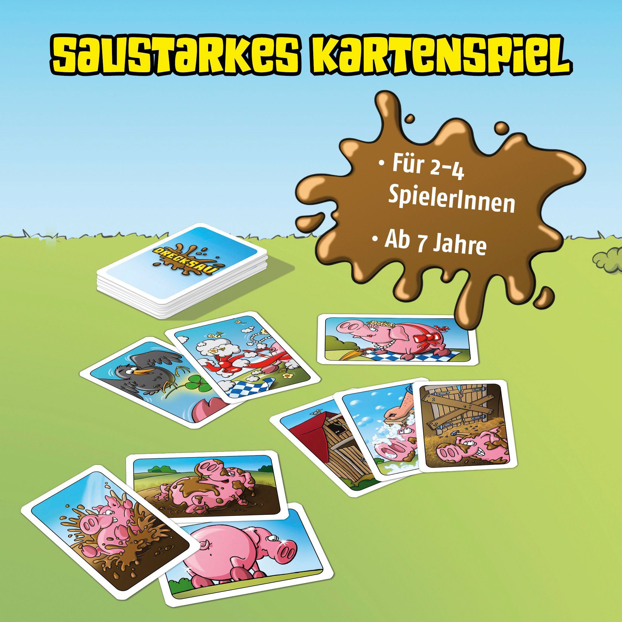 Kosmos Spiel Drecksau total, Kartenspiel