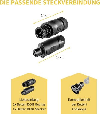 avoltik Wechselrichter Betteri BC01 Kupplung/Buchse Female + Stecker Male Wechselrichter, (1 St)