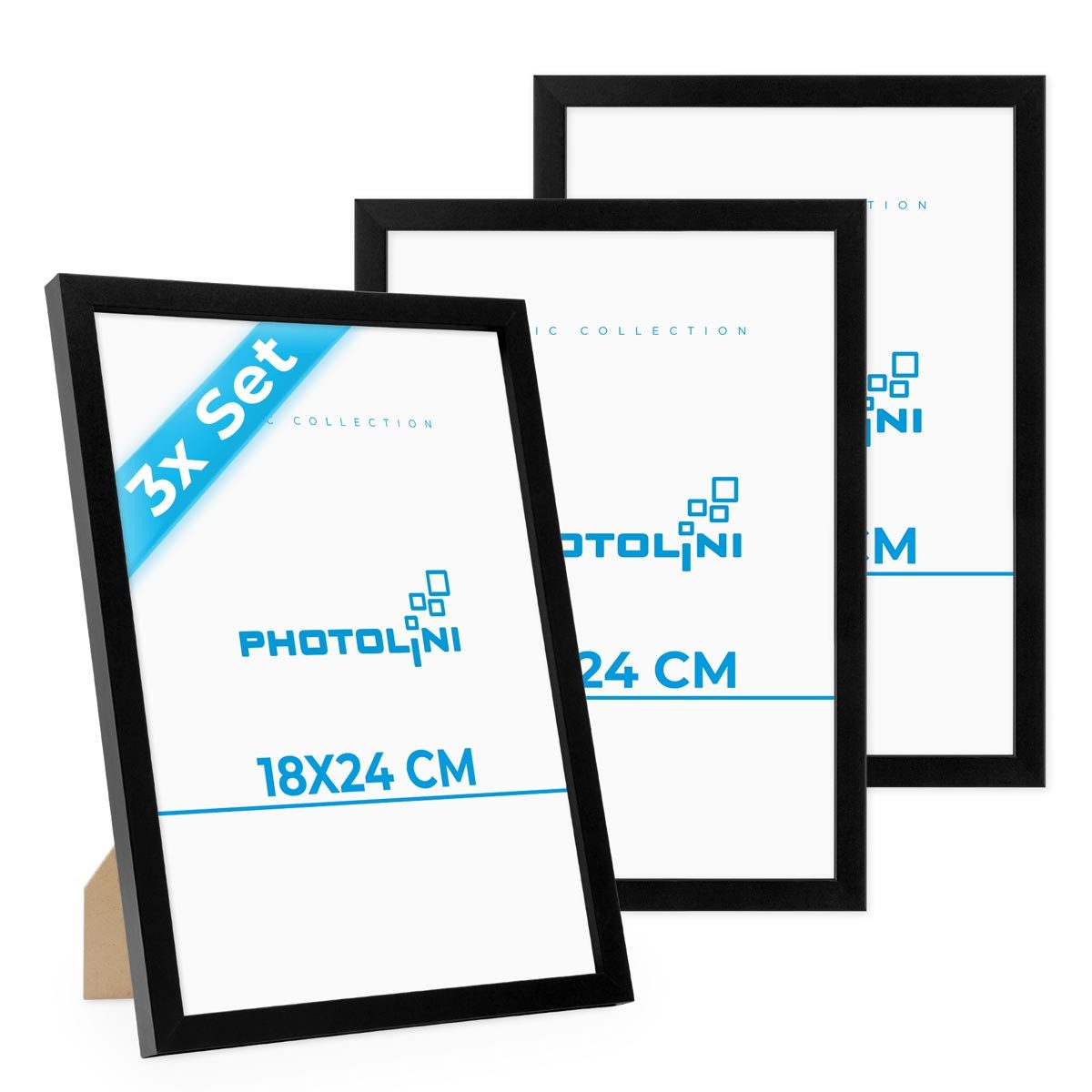 PHOTOLINI Bilderrahmen 3er Set, stabiles MDF-Holz, günstig online kaufen