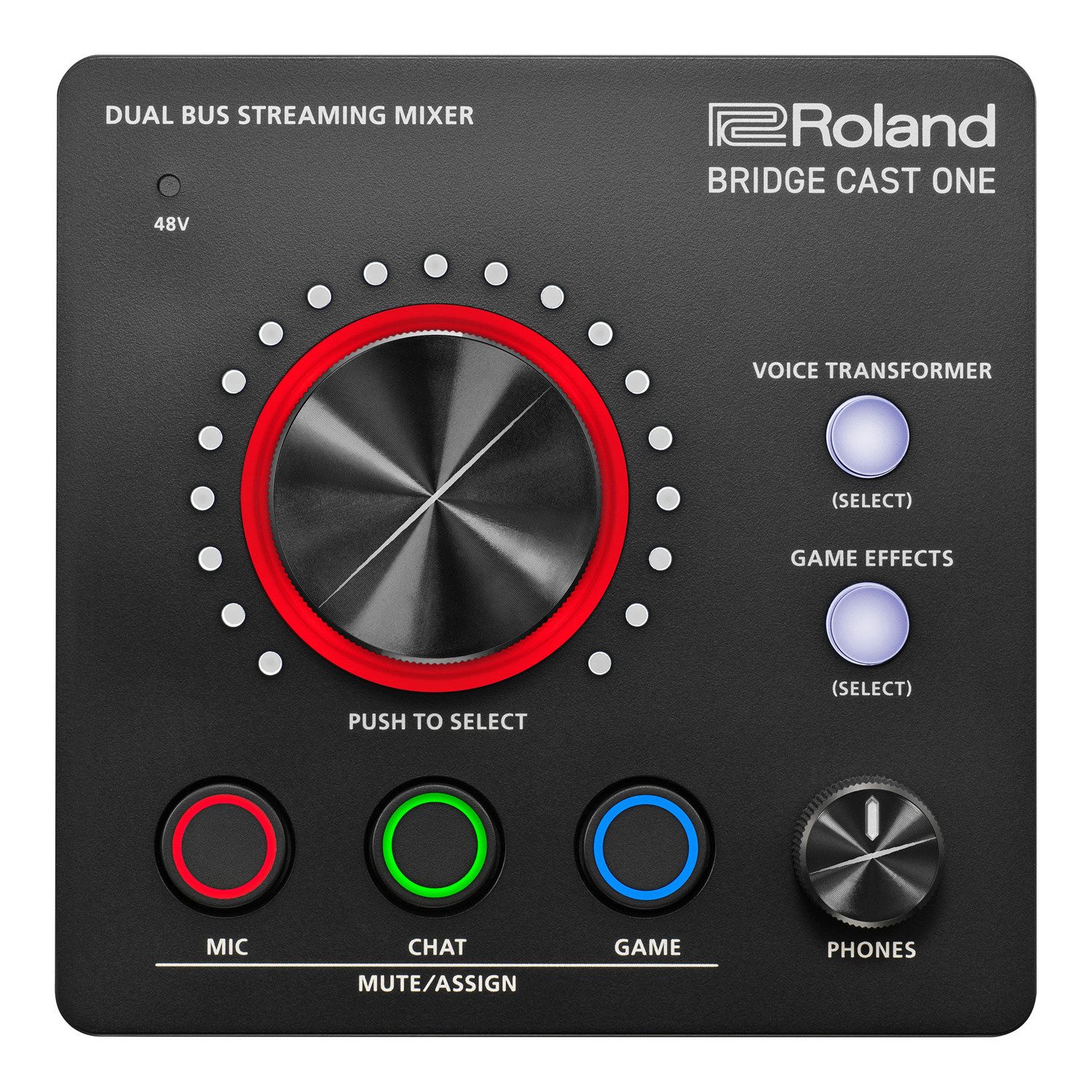 Roland Audio Roland Streaming Mixer Bridge Cast One mit Kopfhörer Digitales Aufnahmegerät