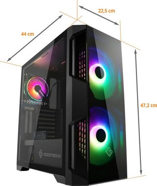 CSL Sprint V28112 Gaming-PC (AMD Ryzen 5 4500, GeForce RTX 3060, 12 GB GDDR6, PCIe 4.0, DirectX® 12, inklusive GeForce Experience™, 16 GB RAM, 1000 GB SSD, Luftkühlung)