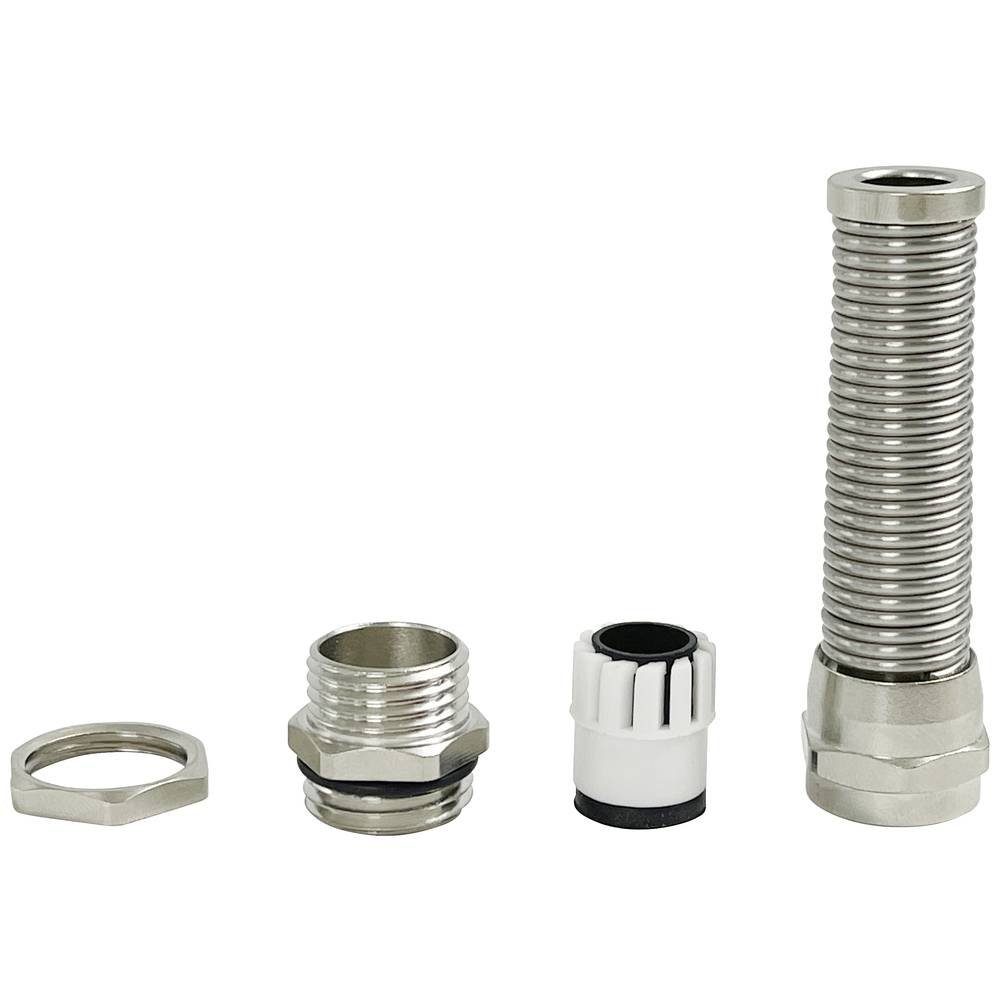 TRU COMPONENTS Kabelsockel Kabelverschraubung mit Zugentlastung M12 TC-10473440, mit Zugentlastung