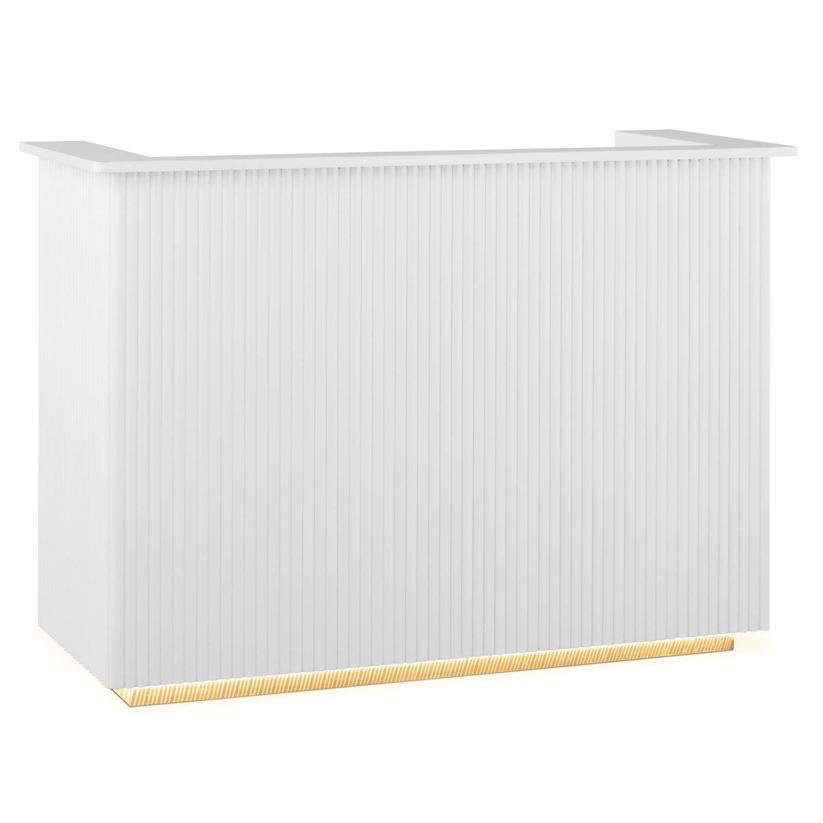 Physa Empfangstheke Rezeptionstheke beleuchtet abschließbar 2 Schubladen un günstig online kaufen