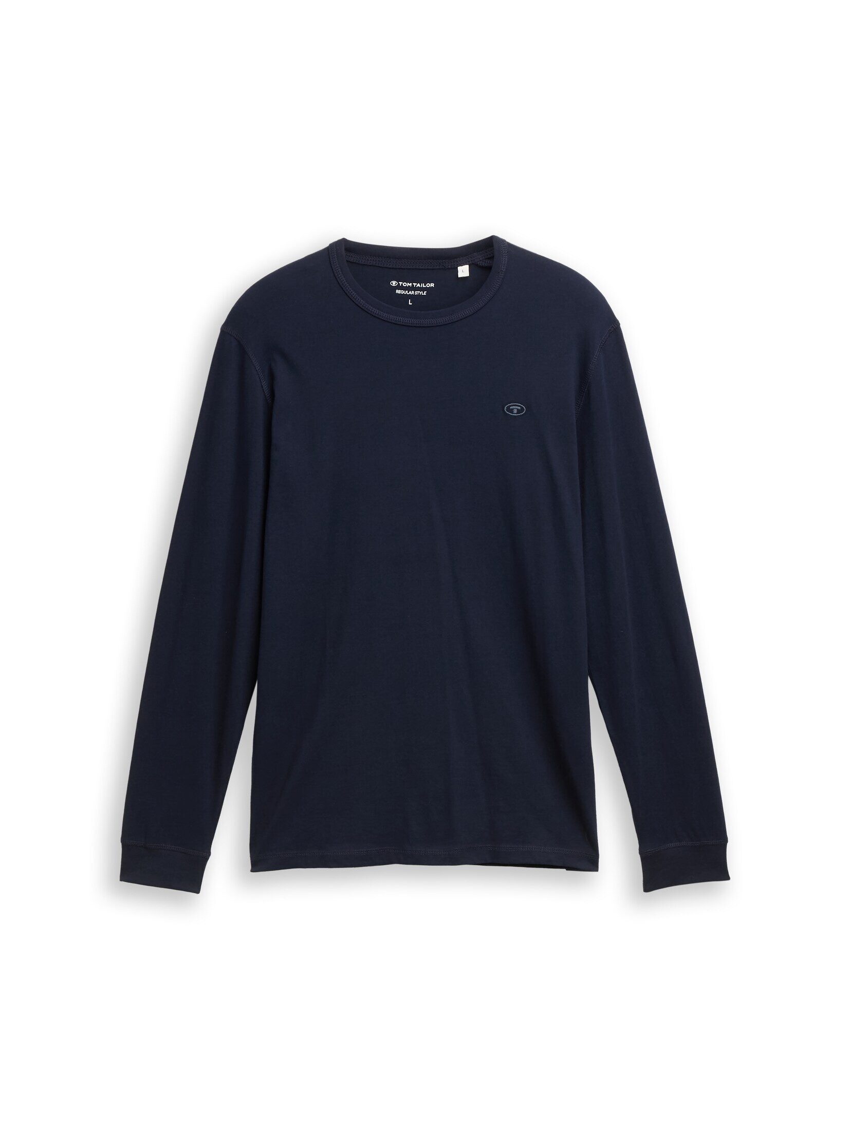 Tom Tailor Herren Langarmshirt BASIC LONGSLEEVE - Regular Fit günstig online kaufen