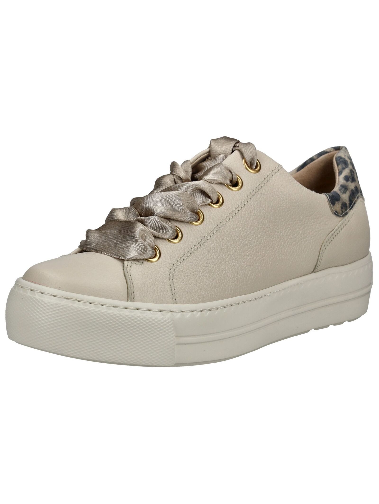 Sneaker Leder Plateausneaker