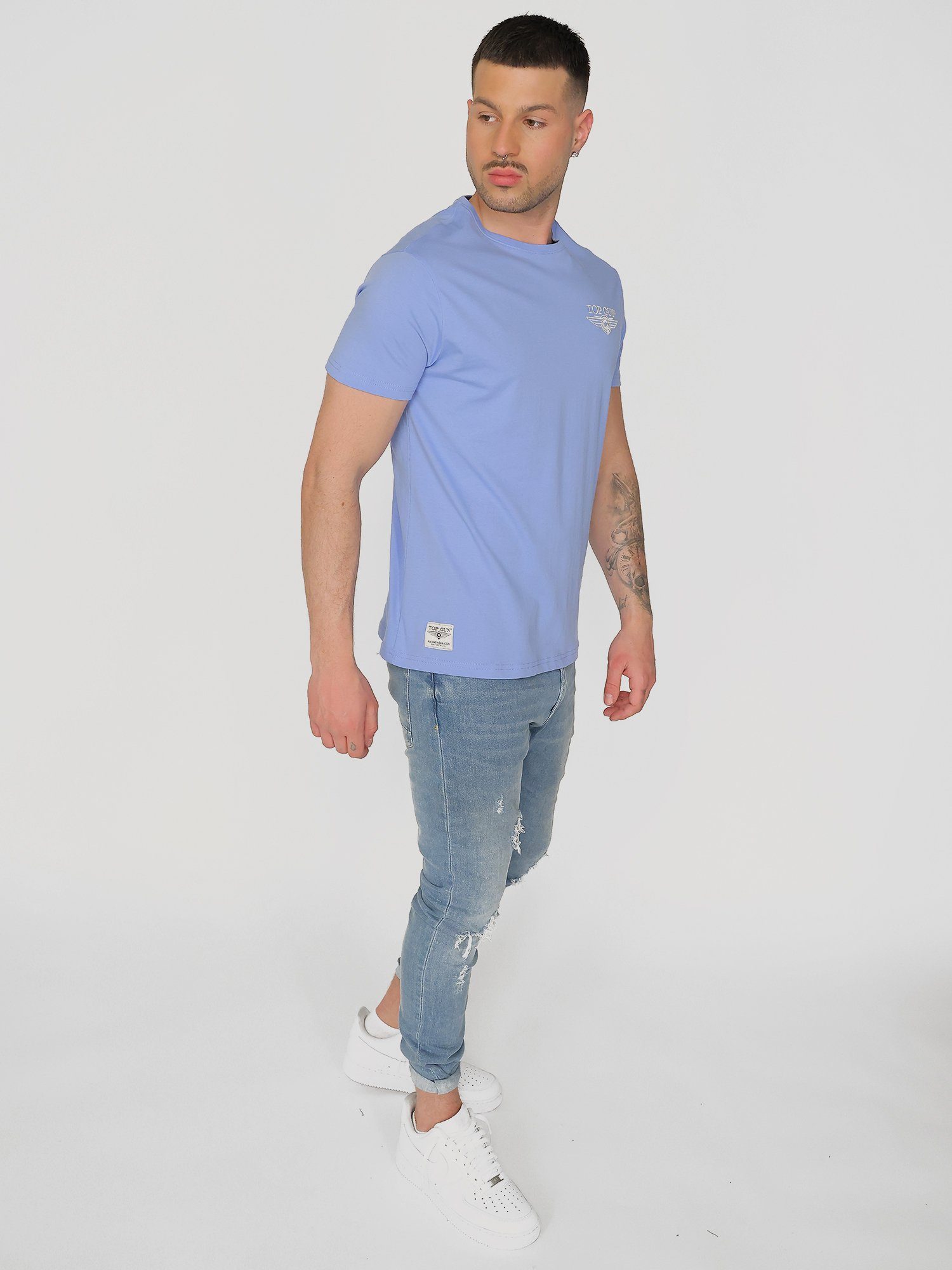 TOP GUN T-Shirt light blue TG20213036