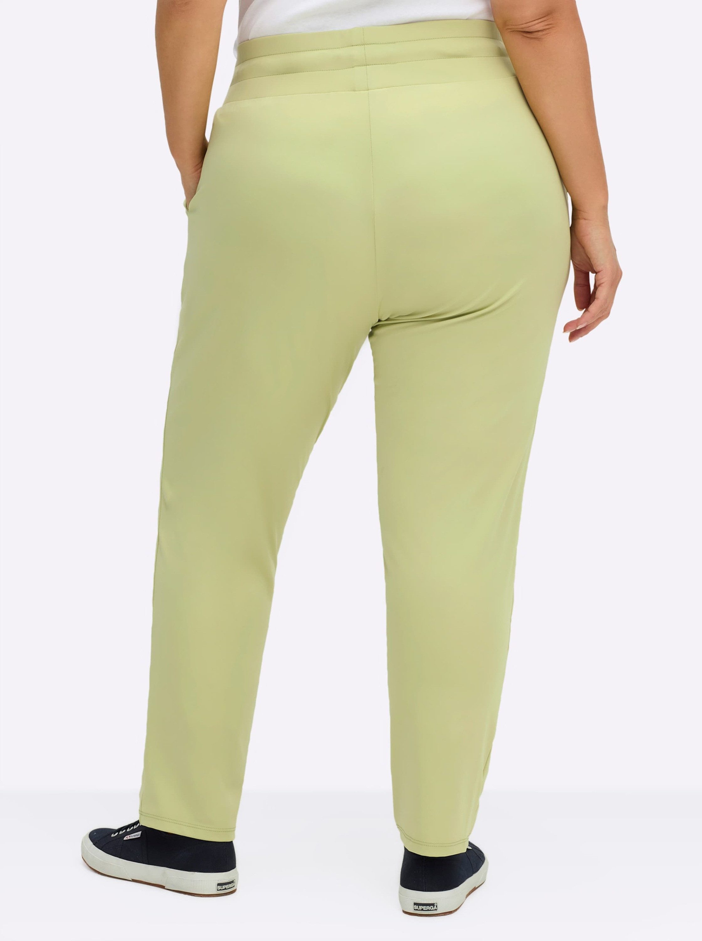 Sieh an! Jerseyhose Hose komfortabel mit Rundum-Dehnbund und Bindeband – Bild 2 von 5