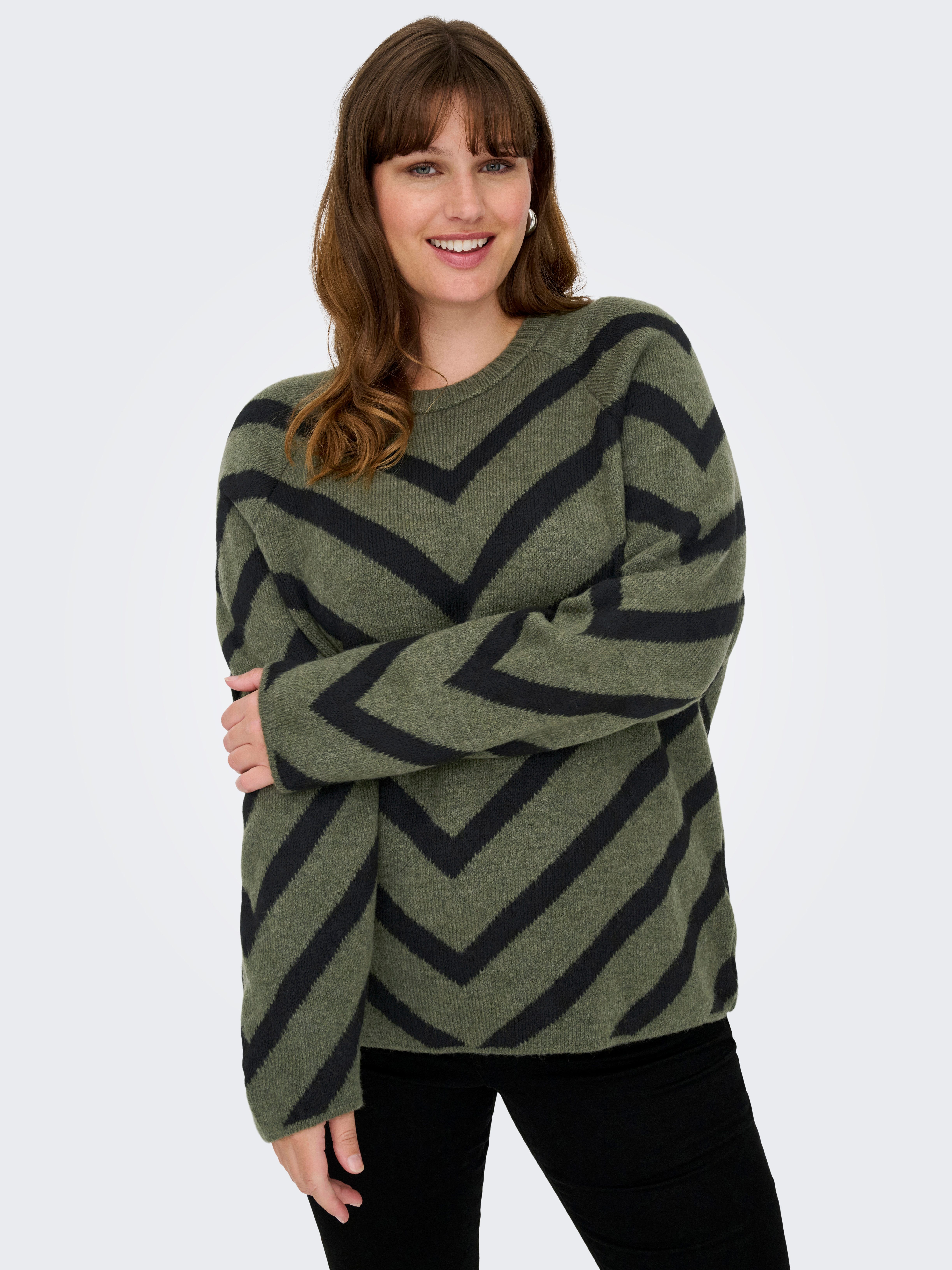 ONLY CARMAKOMA Strickpullover CARELIZA L/S PULLOVER KNT NOOS günstig online kaufen