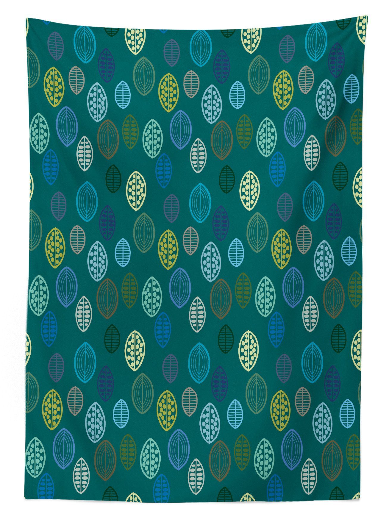 Designs Für Farbfest Blätter Abakuhaus Waschbar geeignet Tischdecke Leaf den Farben, Zusammenfassung Außen Klare Bereich