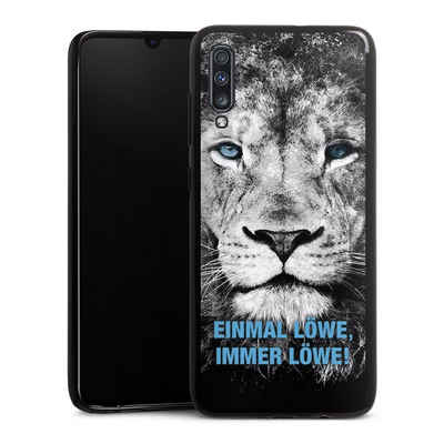 DeinDesign Handyhülle Löwe Offizielles Lizenzprodukt TSV 1860 Lion ELIL, Samsung Galaxy A70 Silikon Hülle Bumper Case Handy Schutzhülle