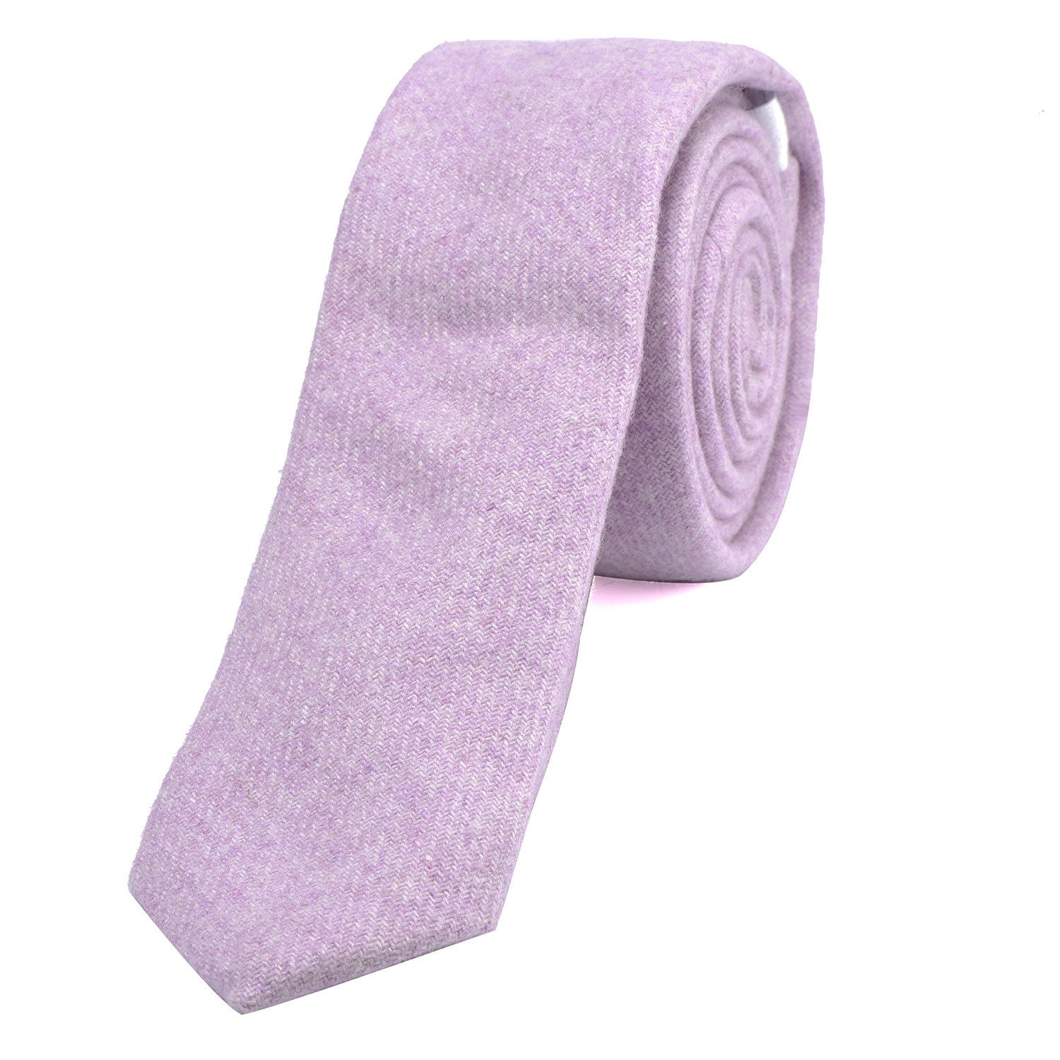DonDon Krawatte Herren Krawatte 6 cm einfarbig kariert und gepunktet meliert (Packung, 1-St) Veranstaltungen