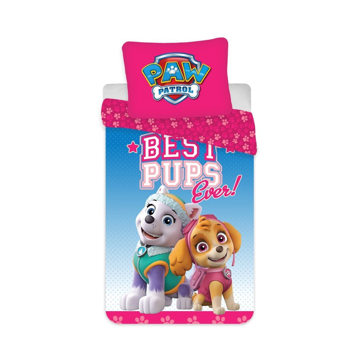 PAW PATROL Kinderbettwäsche Paw Patrol Best Girls Ever Kinderbettwäsche 100x135