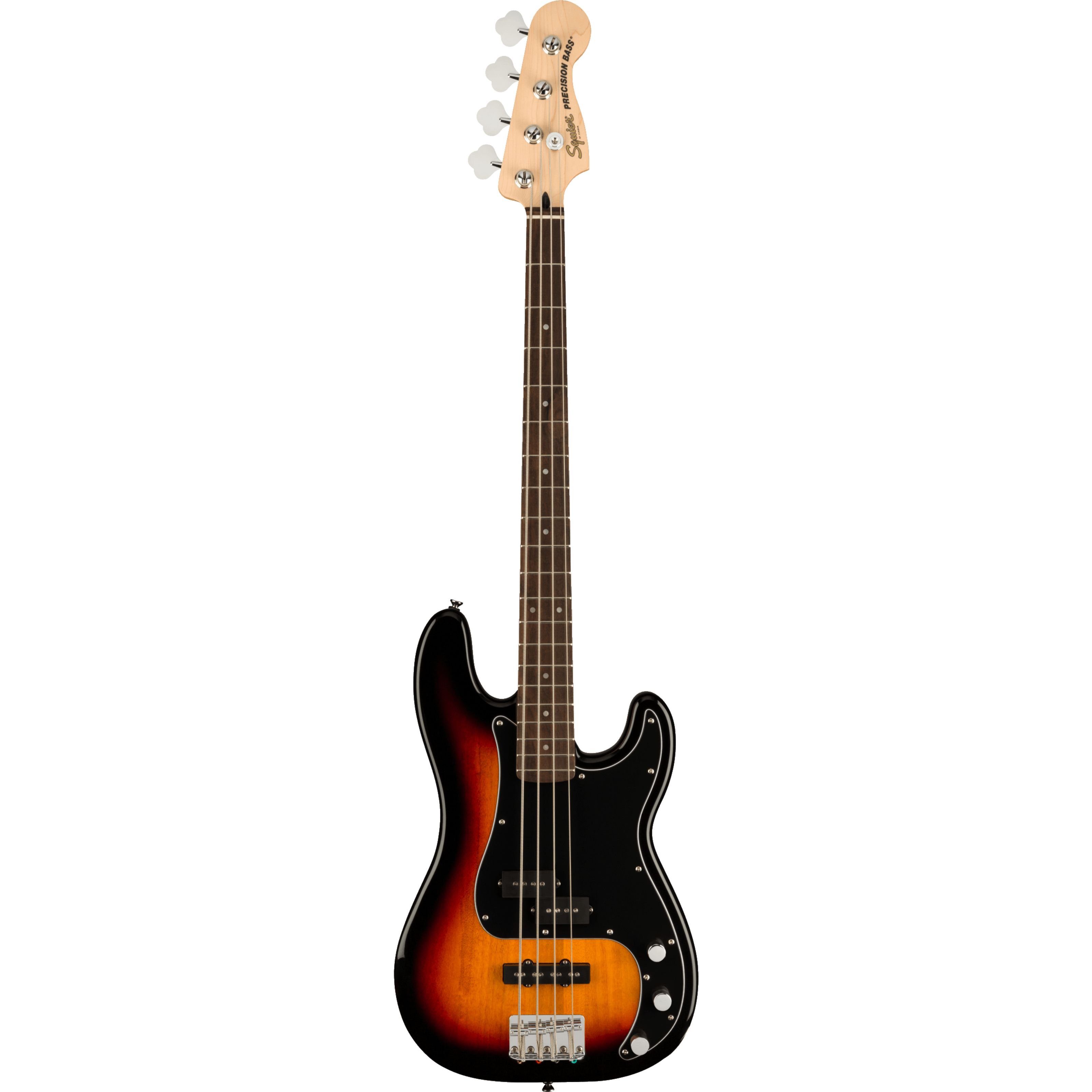 Squier Spielzeug-Musikinstrument, Affinity Series Pack Precision Sunburst PJ - LRL S E-Bass 3-Color Bass