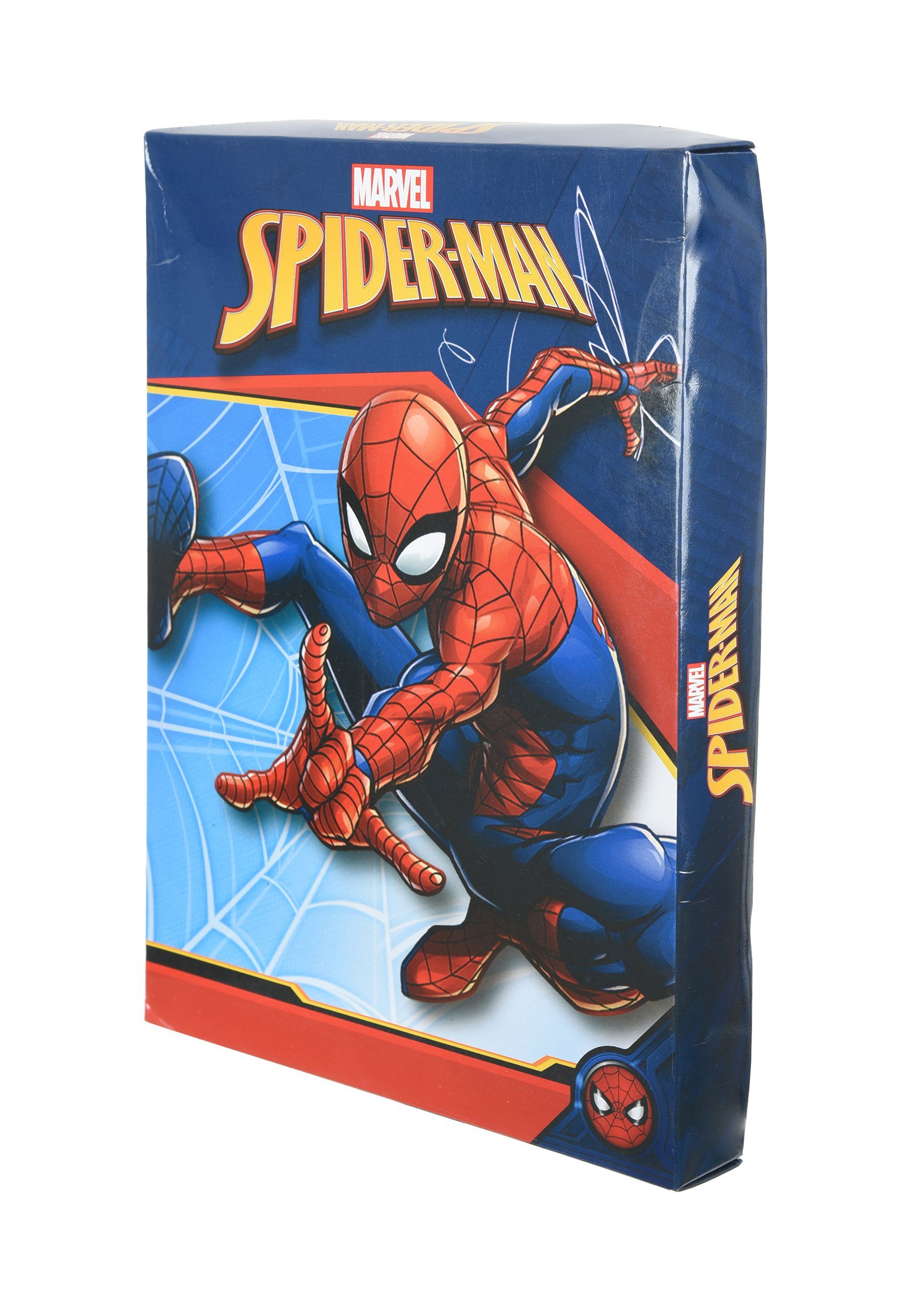Spiderman Shorty (2 Jungen Pyjama Kinder tlg) Schlaf-Set Grau