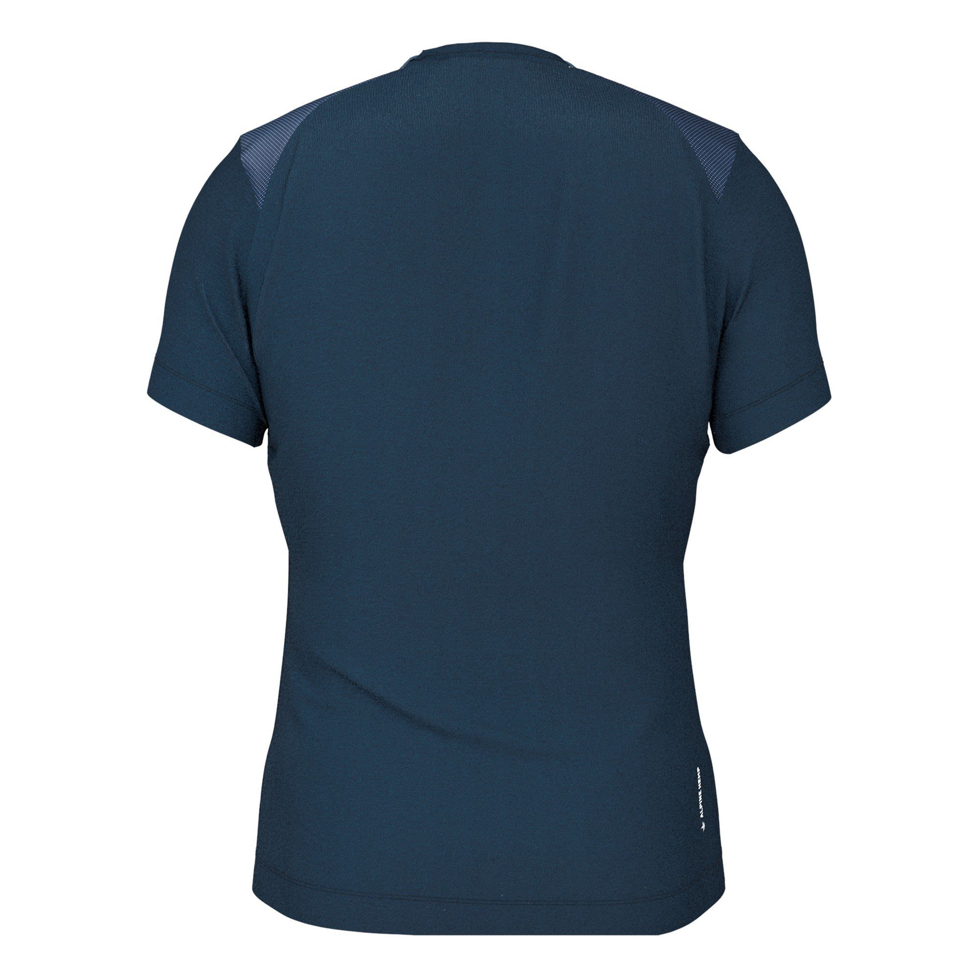 Blazer M Salewa Hemp T-Shirt Navy T-shirt Herren Kurzarm-Shirt Alpine Salewa