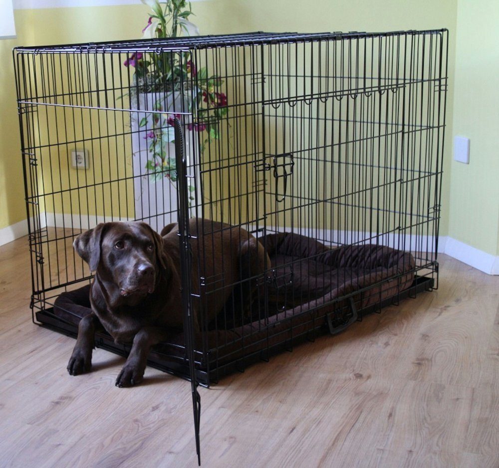 MYPETS Tiertransportbox KOMPLETTSET Hundegitterbox Hundetransportbox Hundebox Gitterbox