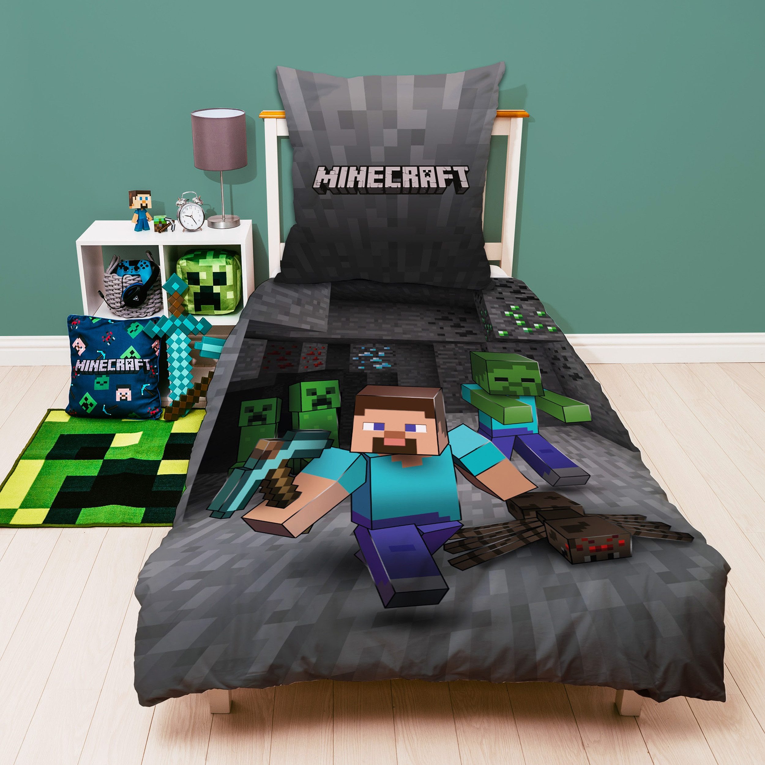 Familando Kinderbettwäsche Minecraft "Ores" 2-teiliges Set günstig online kaufen