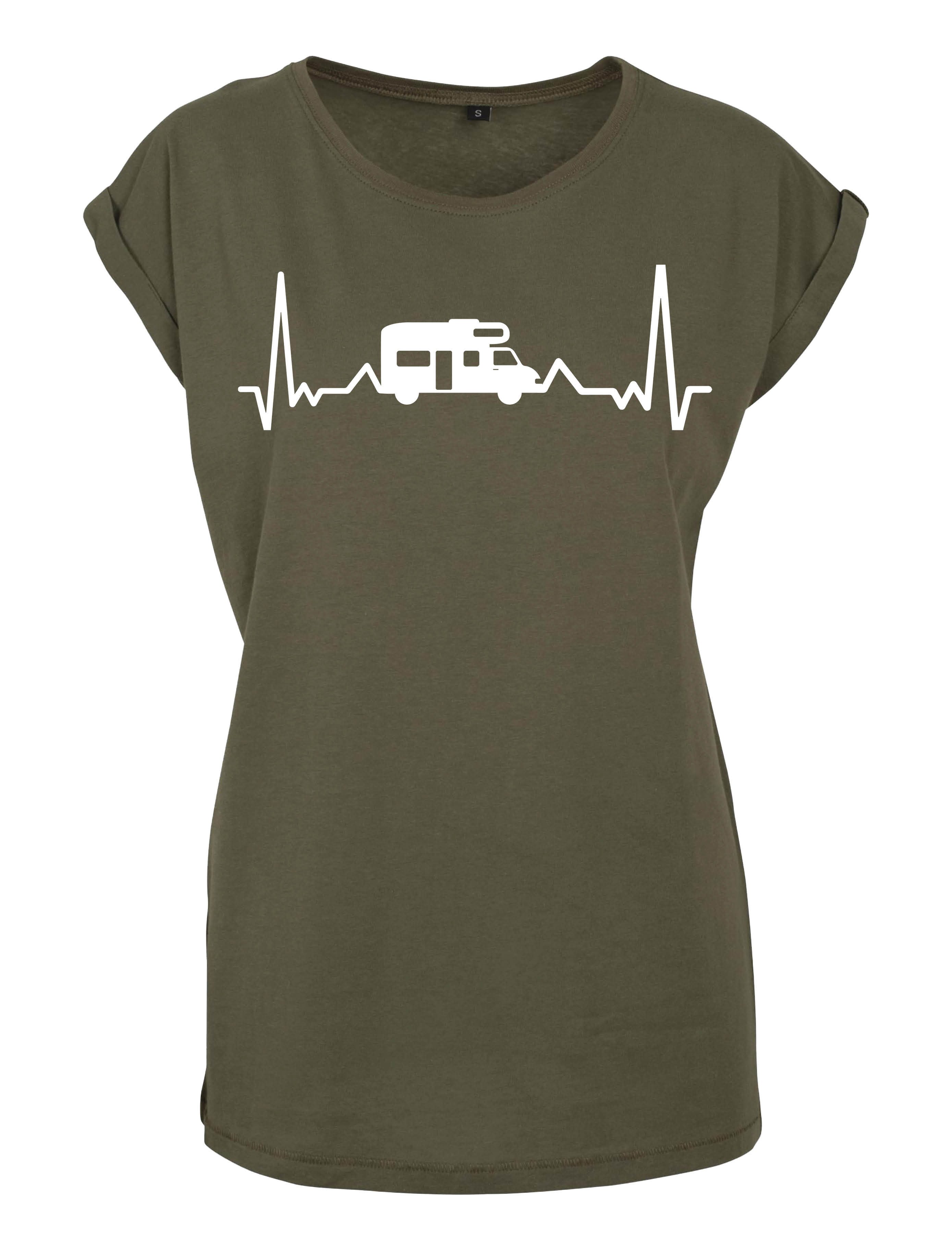 Youth Designz Print-Shirt "Heart Beat Camping" günstig online kaufen