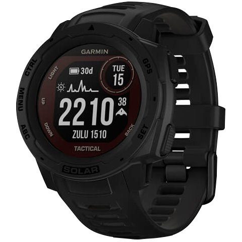 Garmin Instinct Solar Tactical Edition Smartwatch (2,3 cm/0,9 Zoll)