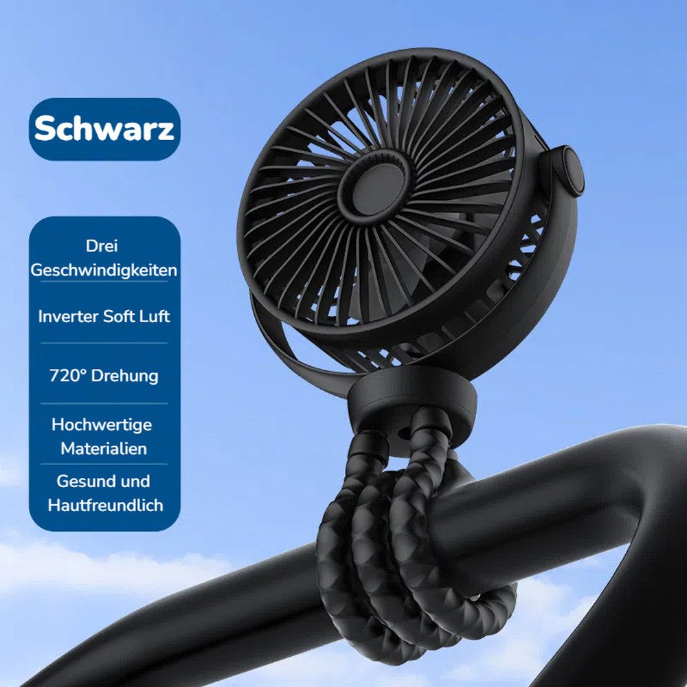 BlingBin Mini USB-Ventilator Kinderwagen-Ventilator, Leise USB-Ventilator günstig online kaufen