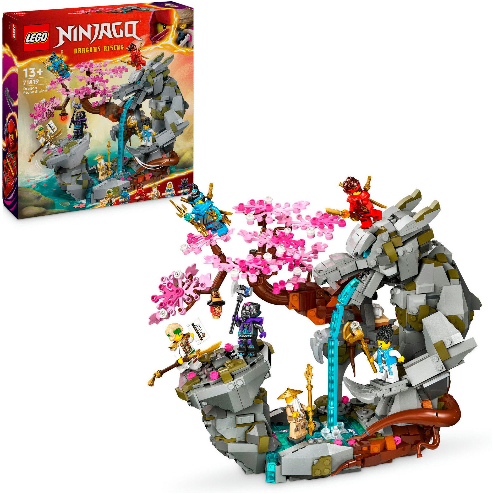 LEGO® Konstruktionsspielsteine Drachenstein-Tempel (71819), LEGO® NINJAGO, (1212 St), Made in Europe