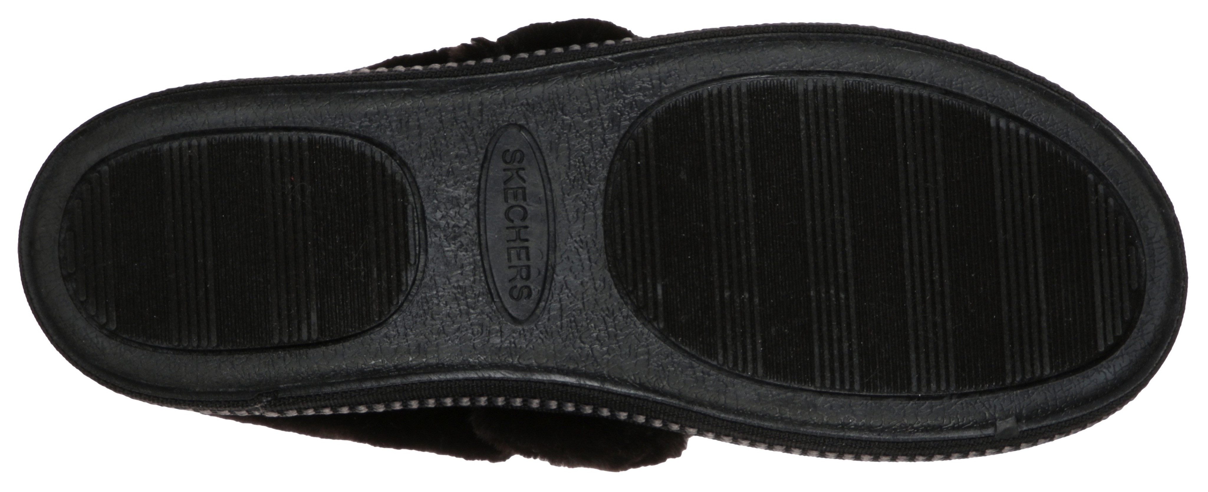 Skechers COZY CAMPFIRE TEAM TOAST Pantoffel Hausschuh mit Memory Foam-Ausstattung