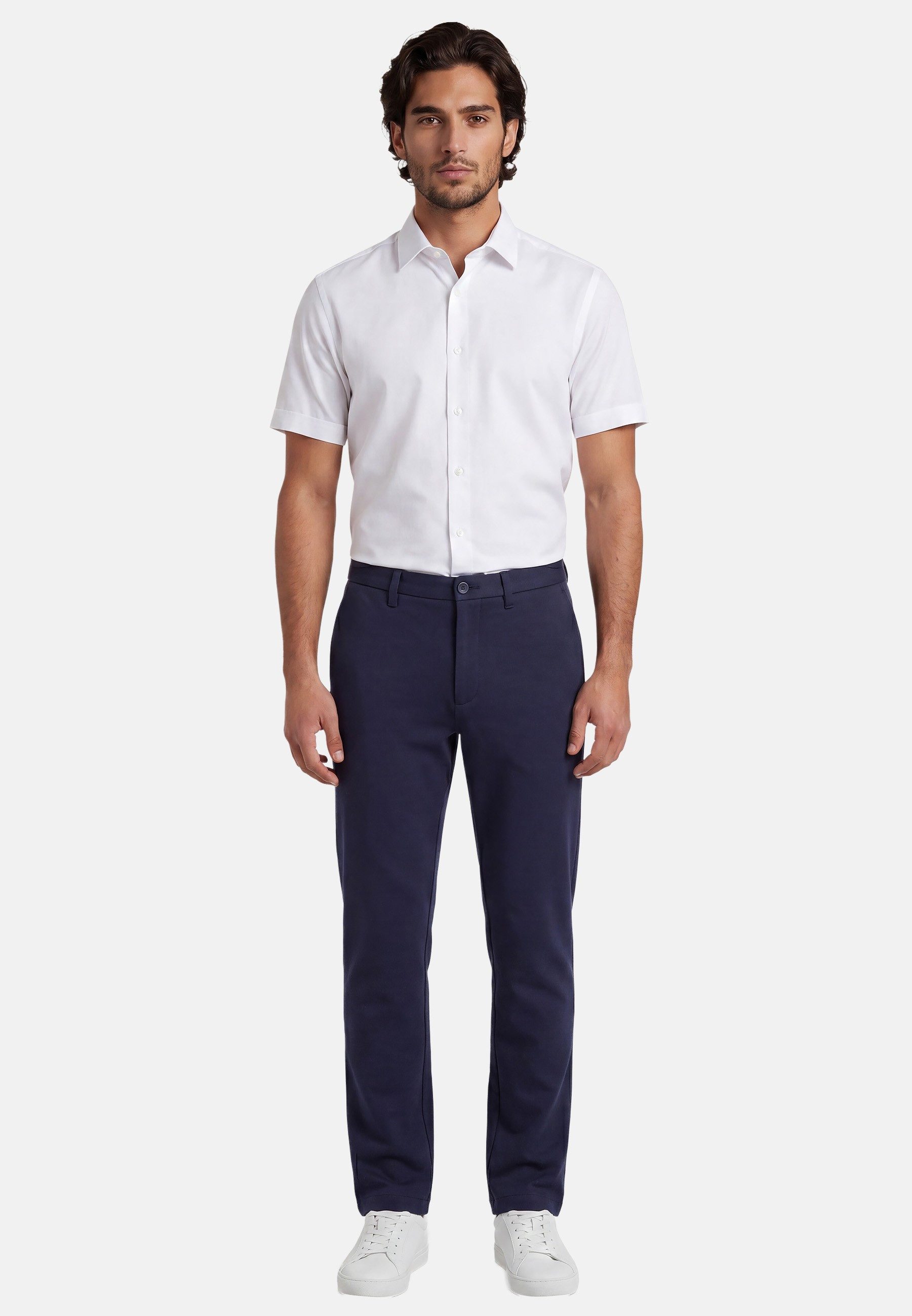 U.S. Polo Assn. Stoffhose USOliiver Herren Regular Fit mit Stretch Klassische Hose mit bequemem Sitz und modernem Look