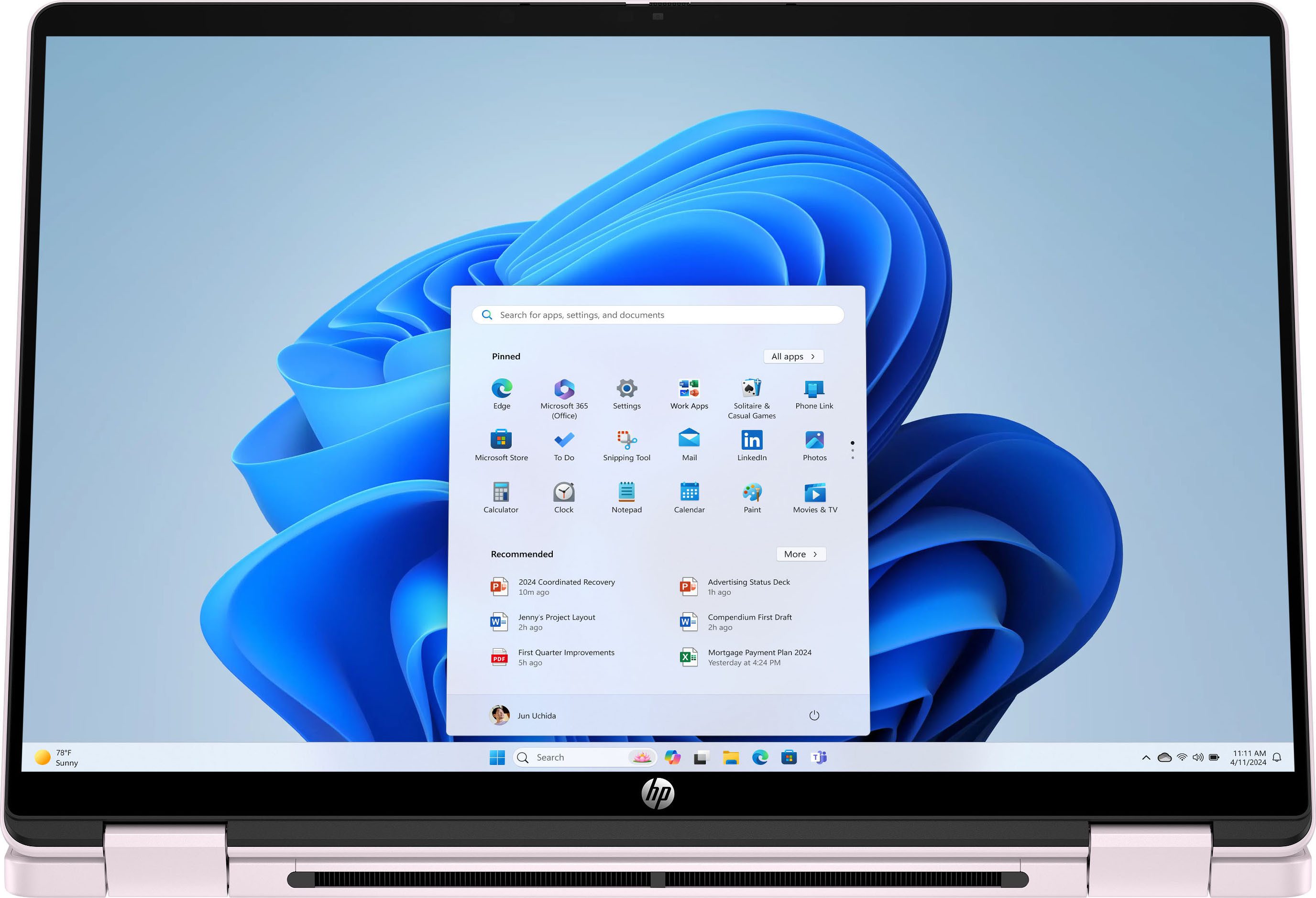 HP OmniBook 5 Flip Convertible Notebook (35,6 cm/14 Zoll, Intel Core i5 1334U, Iris Xe Graphics, 8 GB, 512 GB SSD)