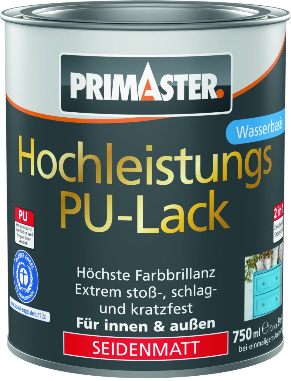 Primaster Lack Primaster Hochleistungs PU-Lack schokobraun