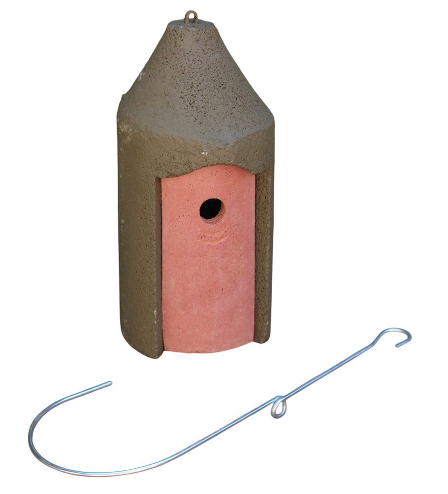 Schwegler Nistkasten Nisthöhle Typ 2M grün Nisthilfe freihängend FO Flugloch 32 mm