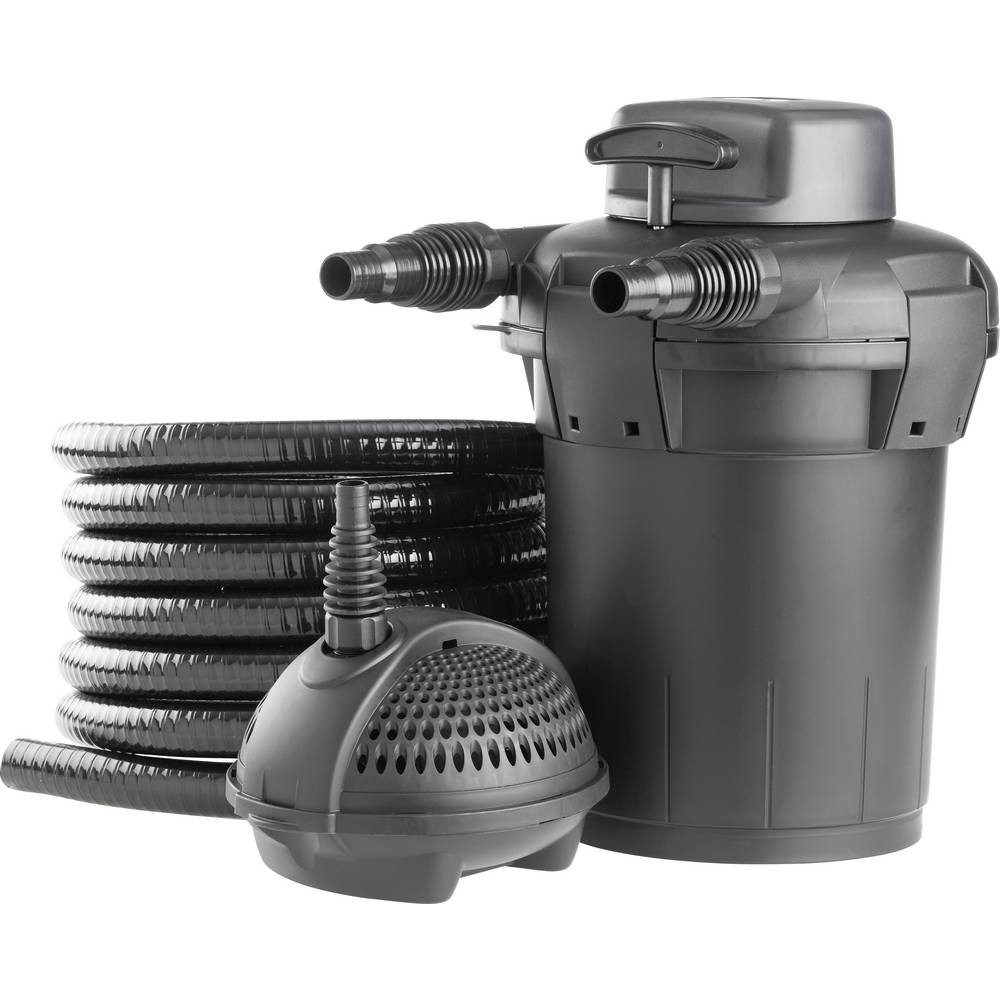 Pontec Teichfilter Druckfilter-Set 50753, mit UVC-Klärgerät