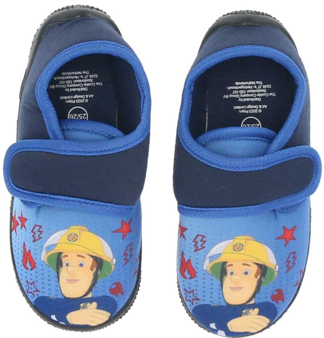 Feuerwehrmann Sam Hausschuhe Slipper für Schule Kita Zuhause Hausschuh