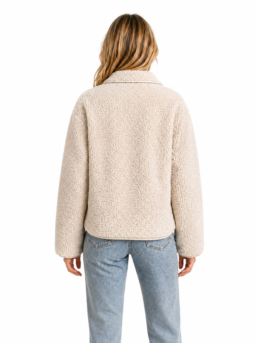 YAYA Wendejacke - Teddyjacke mit Brusttasche