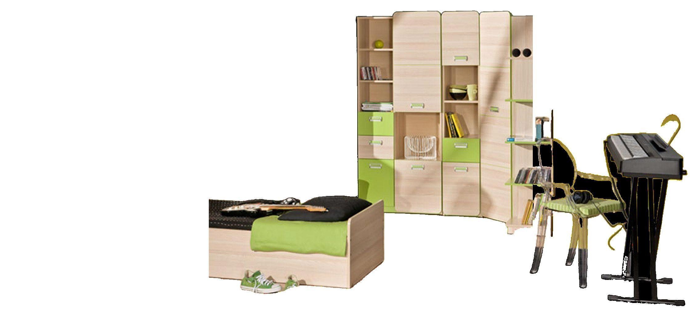 Xlmoebel Kinderkleiderschrank Moderne Holz Möbel für stilvolle Kinderzimmergestaltung (Modelle: Schrank L3, Schrank L7, Schrank L14; Regal L15) Hergestellt in Europa
