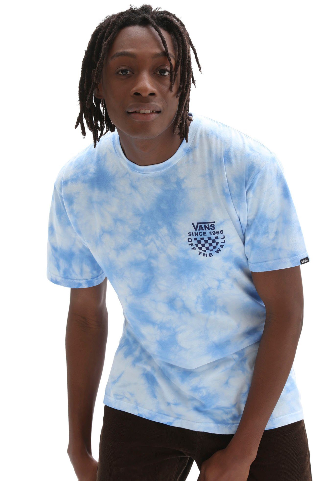 tie dye t shirt vans