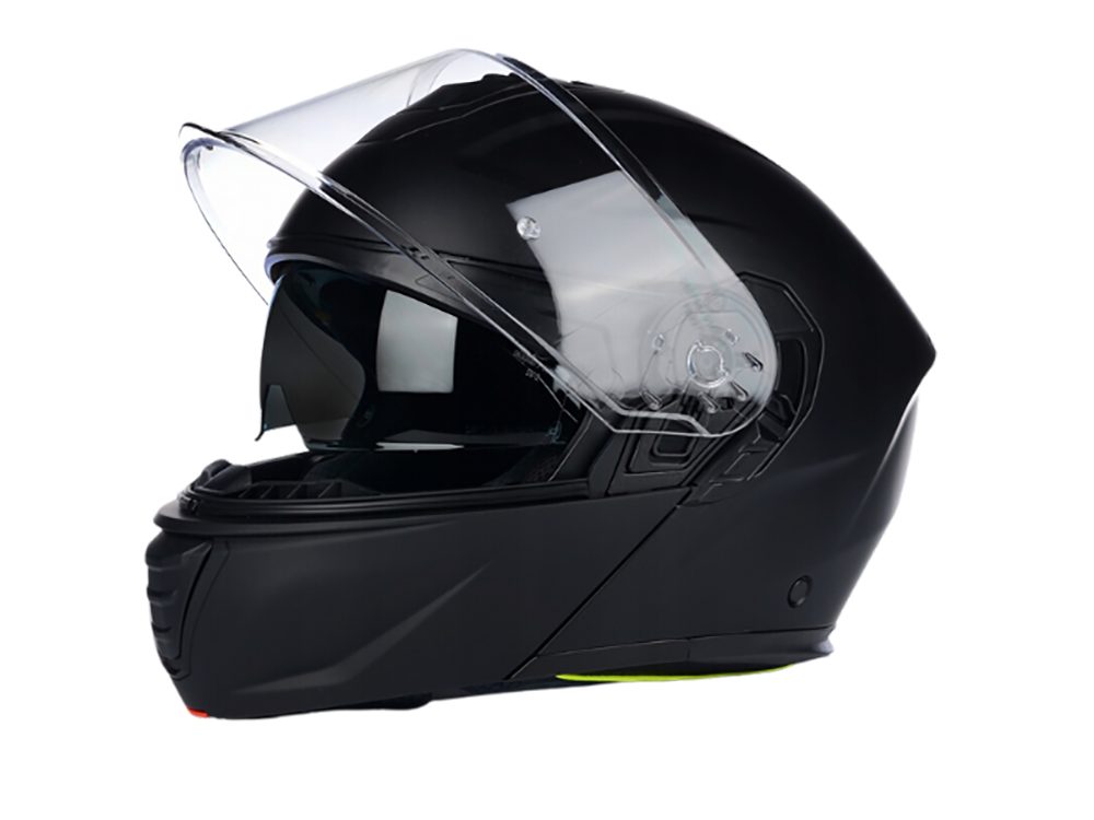 Vito Шлемыts Motorradhelm VITO FURIO Flip-Up Klapphelm, Integralhelm mit intergr. Sonnebrille, Klapphelm, ECE R 22-06, integrierte Sonnenbrille, Pinlock Vorbereitung