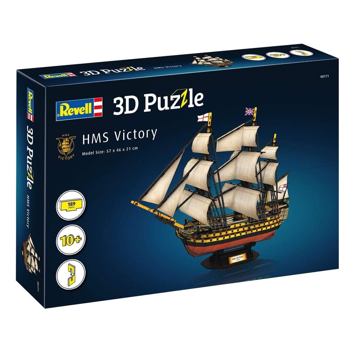 Revell® 3D-Puzzle Revell HMS Puzzle, Victory, 3D 00171 Puzzleteile - Flaggschiff