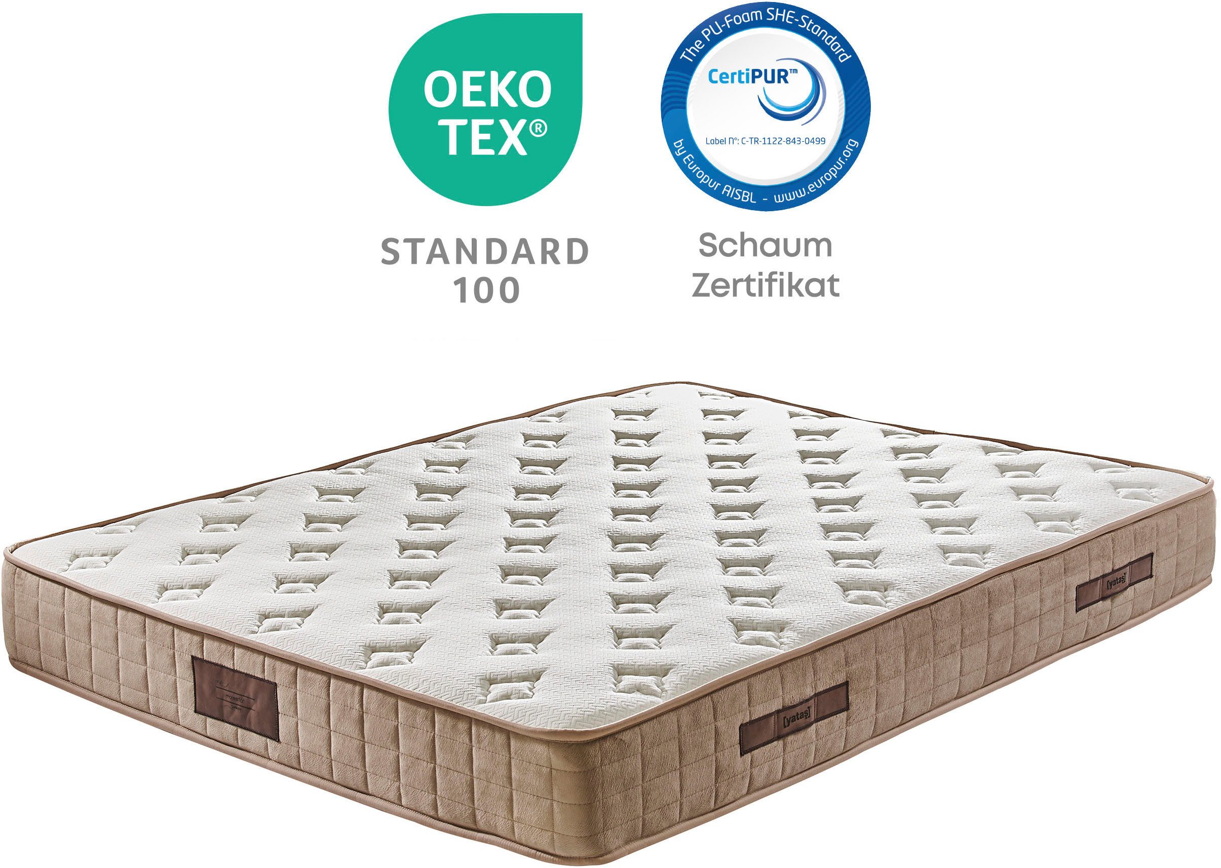 Bonnellfederkernmatratze Majestät Luxus, Matratze 90x200, 140x200 cm & weit günstig online kaufen