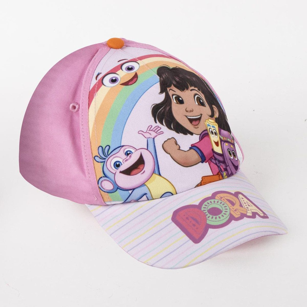 Dora the Explorer Strandtuch Set Strandtuch 70 × 140 cm Baseballkappe und Turnbeutel für Kinder